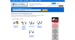Desktop Screenshot of machinesales.com